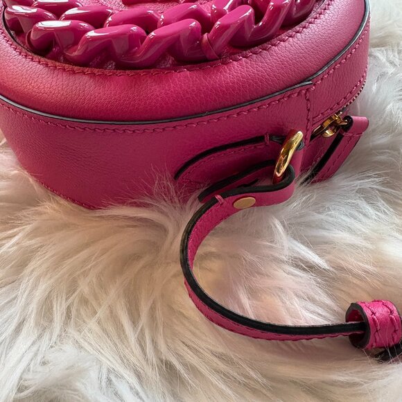 Versace Medusa Disco Bag Calf Leather in Fuchsia - Picture 4 of 10
